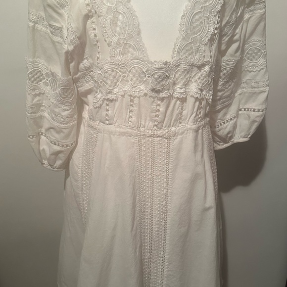 Anthropologie Eri + Ali Lacey Cottagecore Whimsical Easter Dress Size XS - Picture 3 of 4